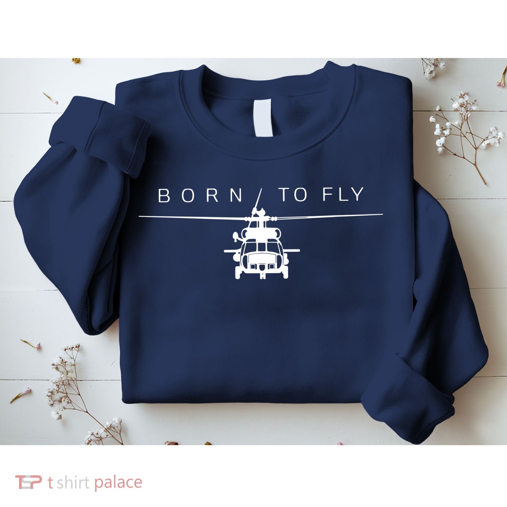 Blackhawk Military Aviation Apparel Helicopter Pilot Gift Sweatshirt