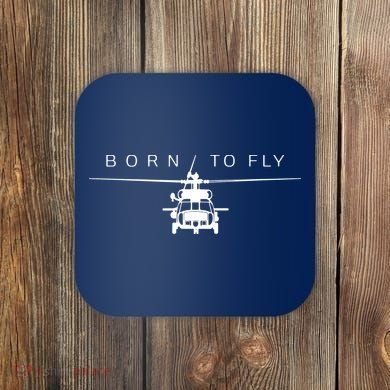 Blackhawk Military Aviation Apparel Helicopter Pilot Gift Coaster