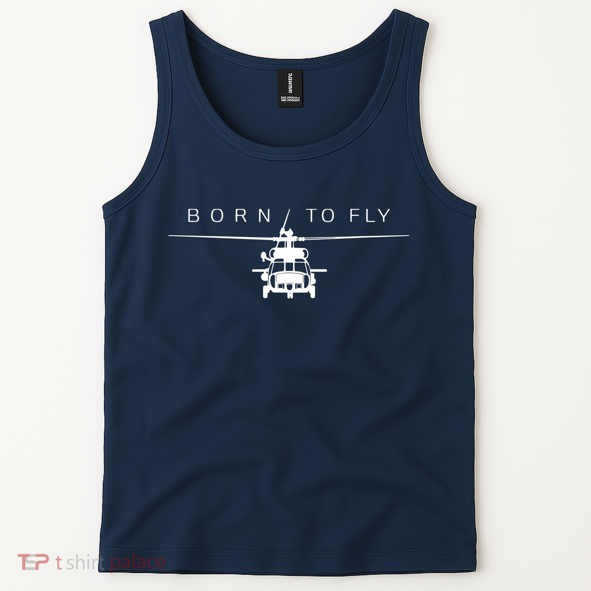 Blackhawk Military Aviation Apparel Helicopter Pilot Gift Tank Top