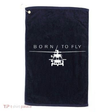 Blackhawk Military Aviation Apparel Helicopter Pilot Gift Golf Towel