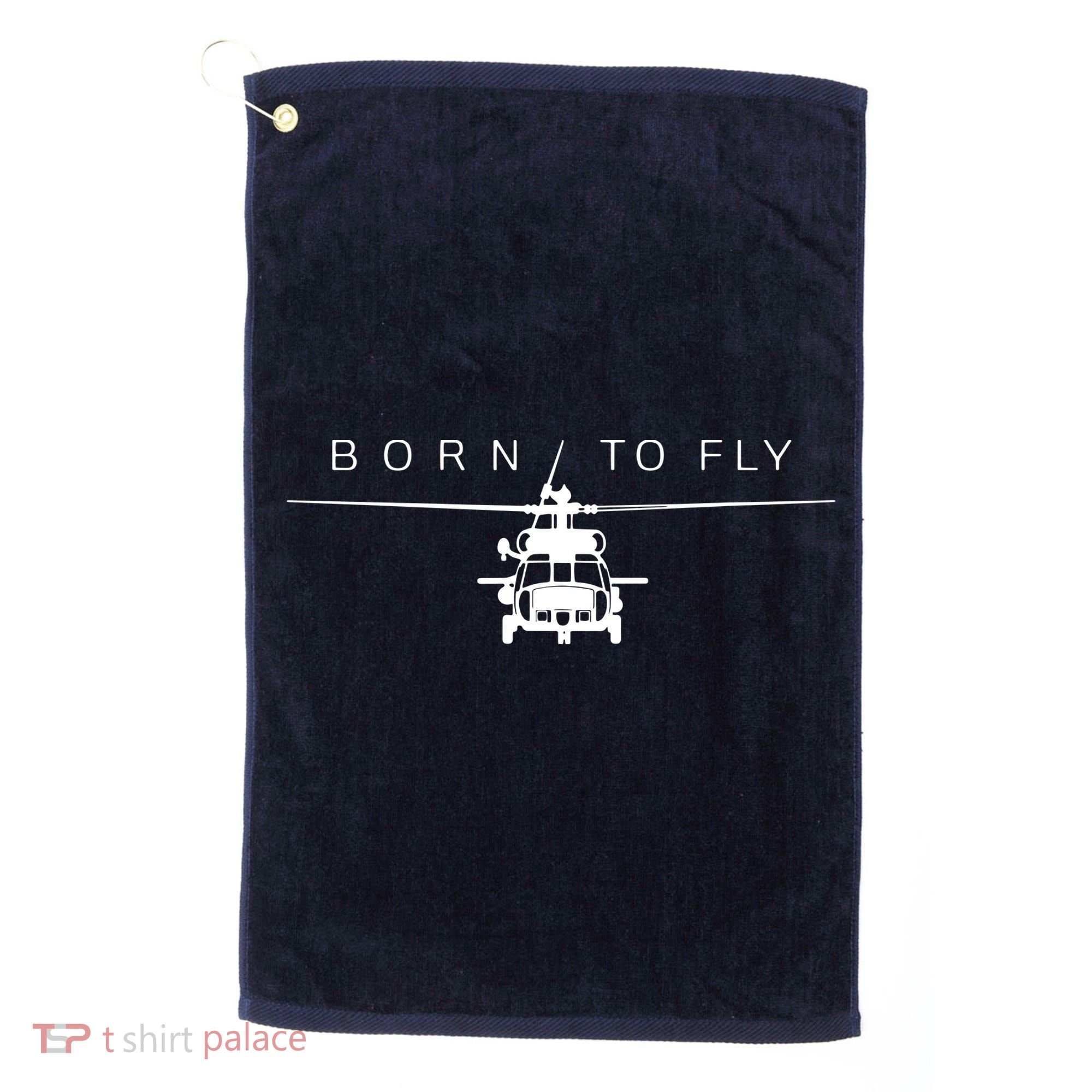 Blackhawk Military Aviation Apparel Helicopter Pilot Gift Golf Towel