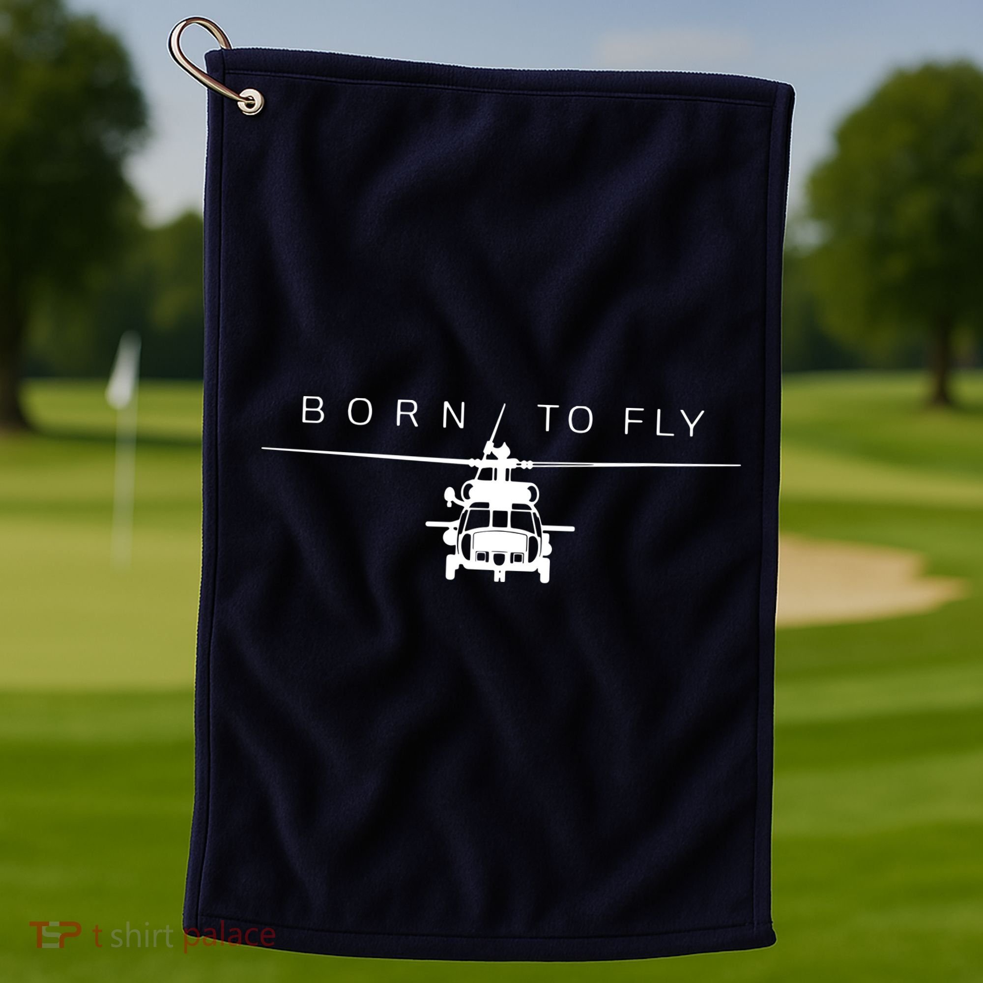 Blackhawk Military Aviation Apparel Helicopter Pilot Gift Golf Towel
