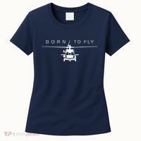 Blackhawk Military Aviation Apparel Helicopter Pilot Gift Women's T-Shirt thumb 0