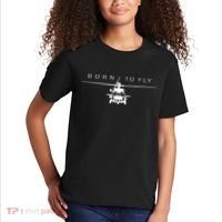 Blackhawk Military Aviation Apparel Helicopter Pilot Gift Kids T-Shirt thumb 2