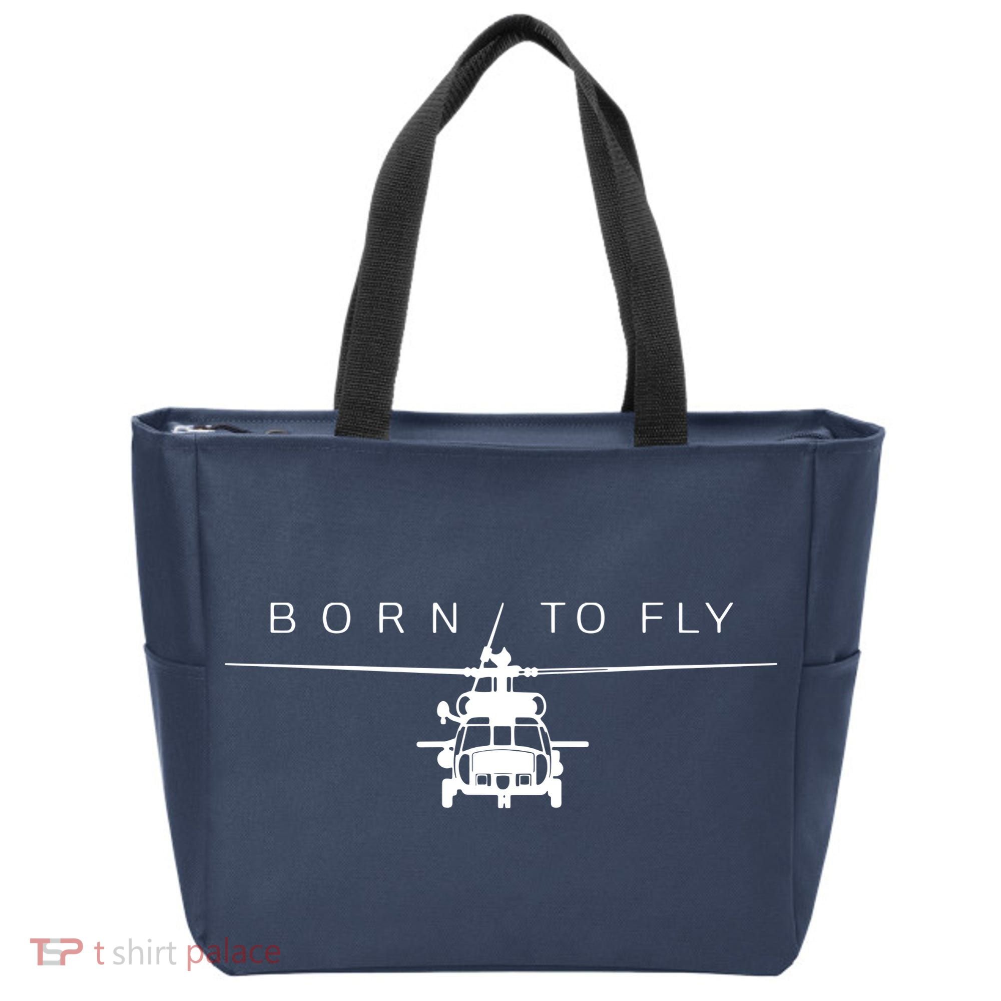 Blackhawk Military Aviation Apparel Helicopter Pilot Gift Tote Bag