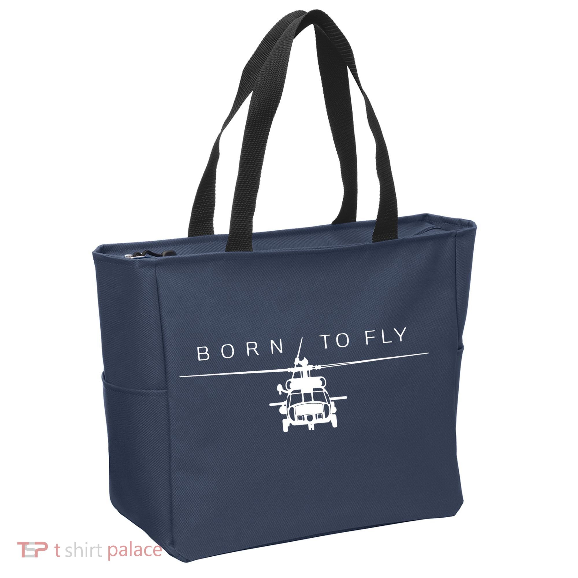 Blackhawk Military Aviation Apparel Helicopter Pilot Gift Tote Bag