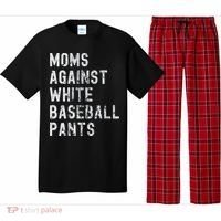 Baseball Mom Against White Baseball Pants Pajama Set thumb 0