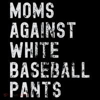 Baseball Mom Against White Baseball Pants Women's Hoodie thumb 2