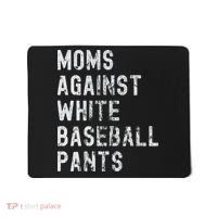 Baseball Mom Against White Baseball Pants Mousepad thumb 0