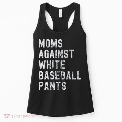 Baseball Mom Against White Baseball Pants Women's Tank Top