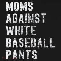 Baseball Mom Against White Baseball Pants Toddler Hoodie thumb 2