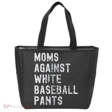 Baseball Mom Against White Baseball Pants Tote Bag