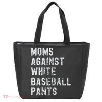 Baseball Mom Against White Baseball Pants Tote Bag thumb 0