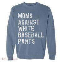 Baseball Mom Against White Baseball Pants Garment-Dyed Sweatshirt thumb 0