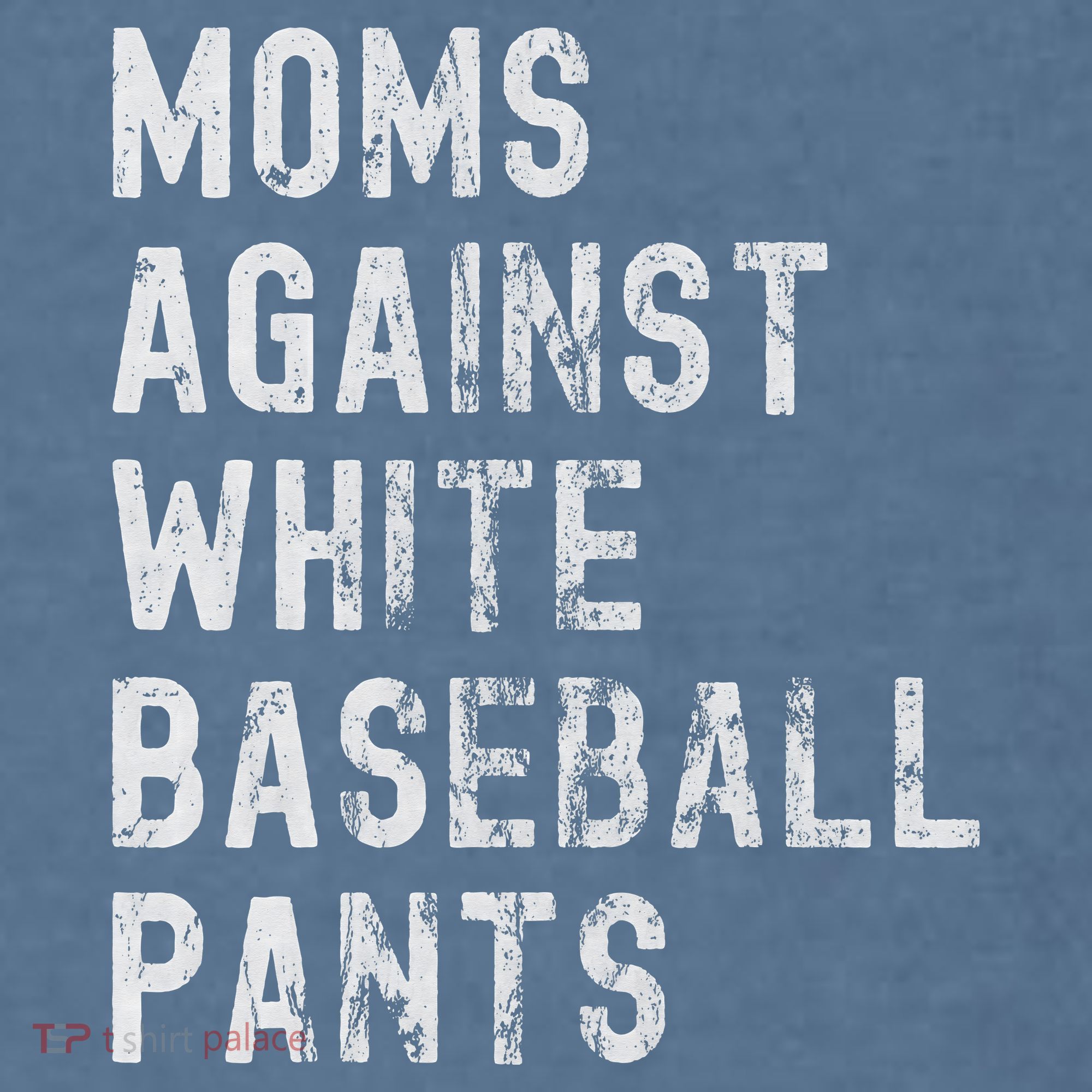 Baseball Mom Against White Baseball Pants Garment-Dyed Sweatshirt