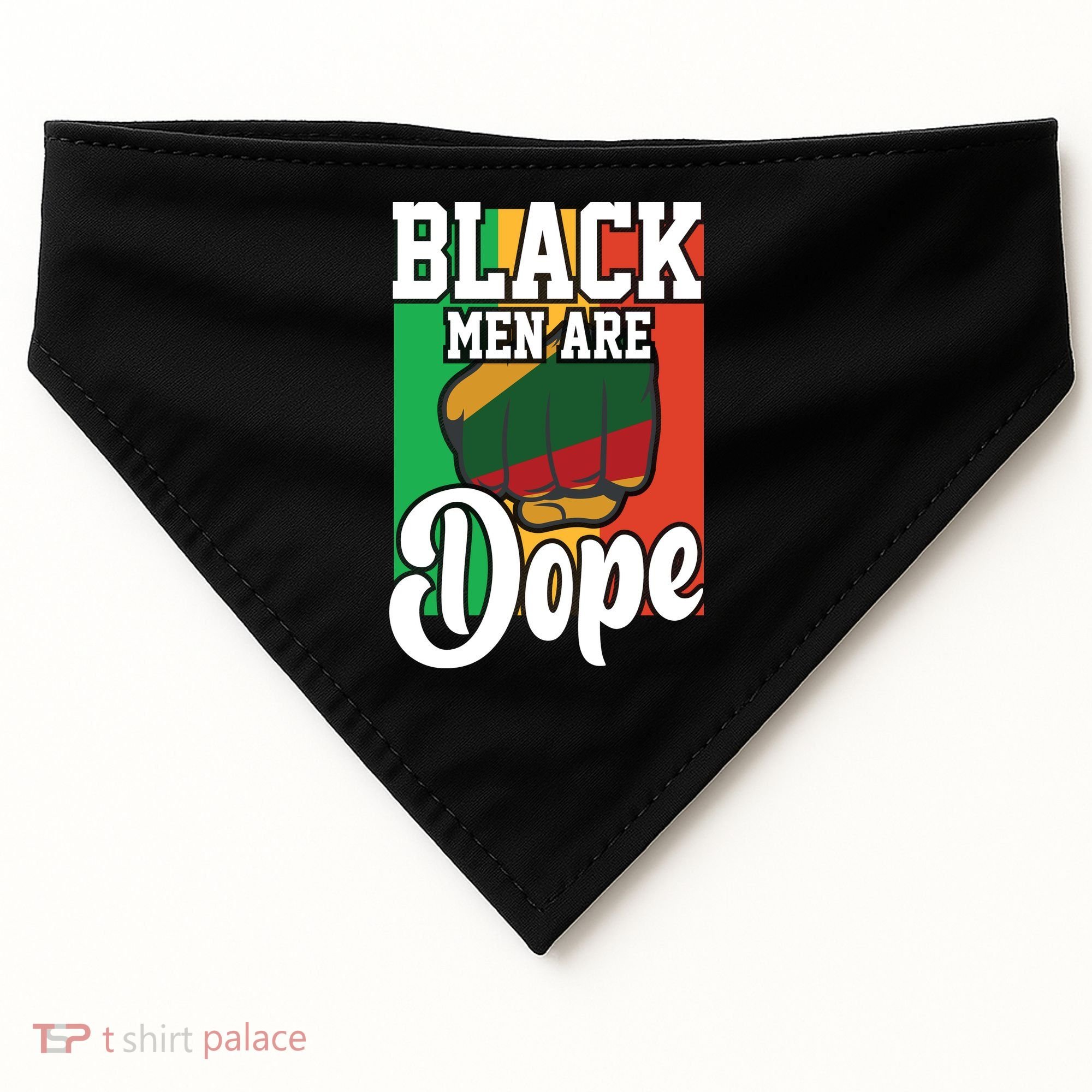 Black Man Are Dope Black History Month Gift USA-Made Doggie Bandana