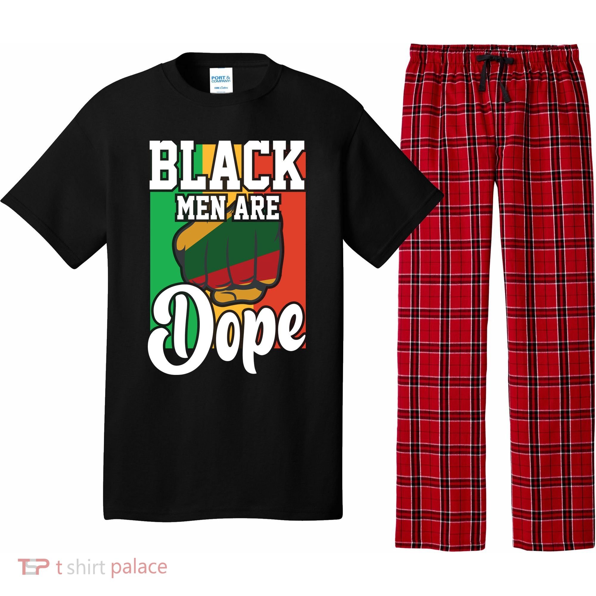 Black Man Are Dope Black History Month Gift Pajama Set