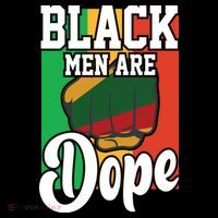 Black Man Are Dope Black History Month Gift Ornament thumb 1