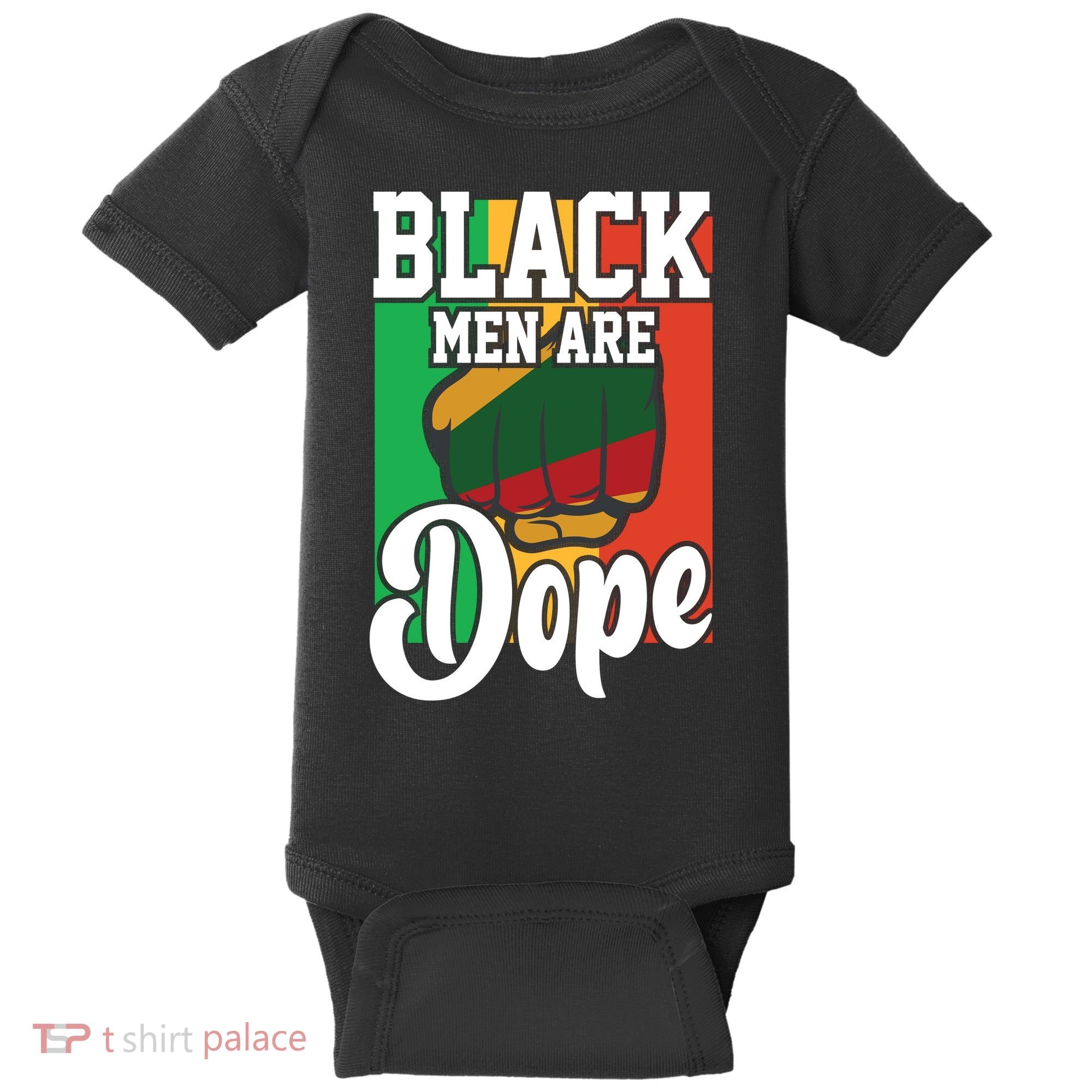Black Man Are Dope Black History Month Gift Baby Bodysuit