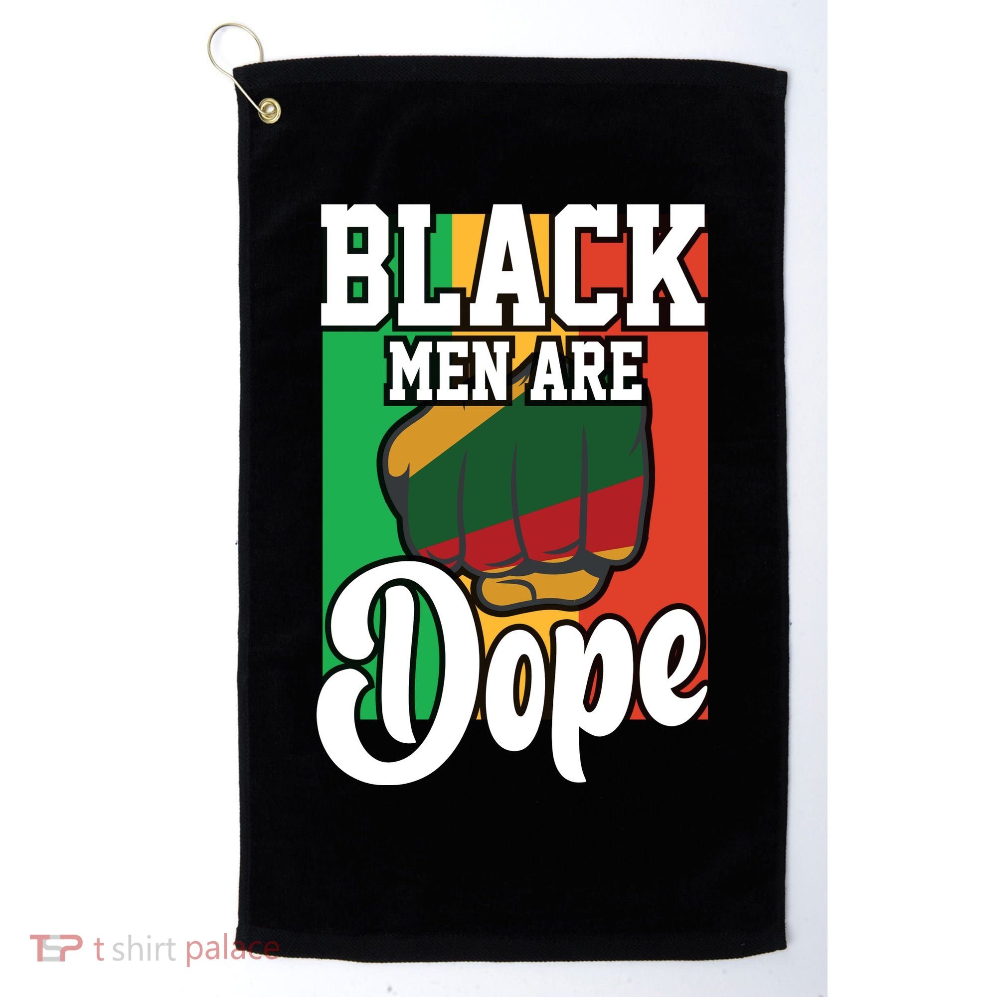 Black Man Are Dope Black History Month Gift Golf Towel
