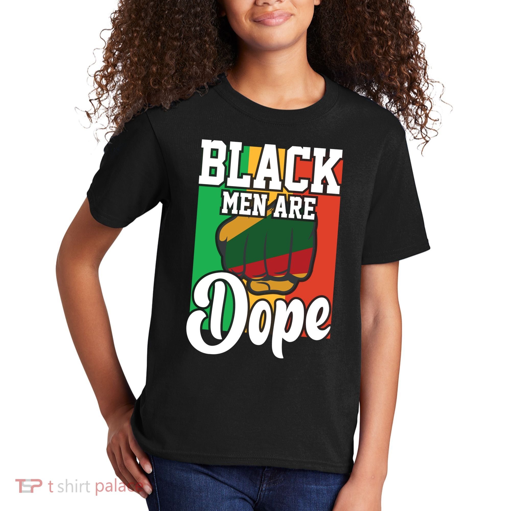 Black Man Are Dope Black History Month Gift Kids T-Shirt