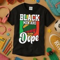 Black Man Are Dope Black History Month Gift Kids T-Shirt thumb 3