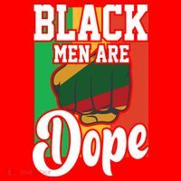 Black Man Are Dope Black History Month Gift Santa Hat thumb 1