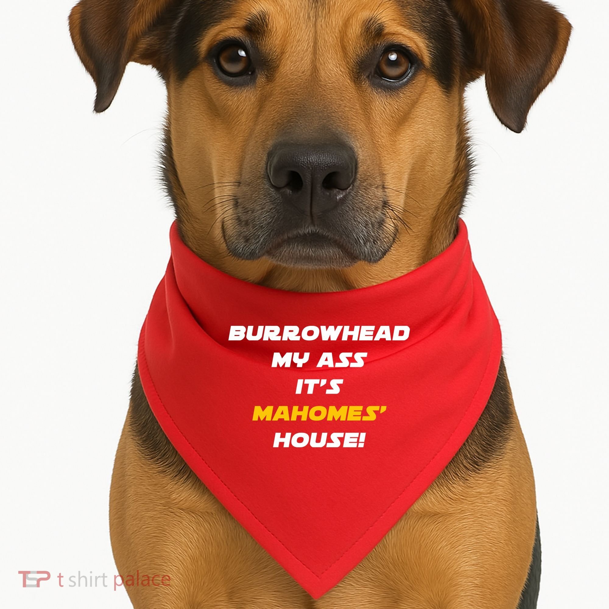 Burrowhead My Ass Funny Football Fan USA-Made Doggie Bandana