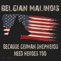 Belgian Malinois American Flag Women's Sweatshirt thumb 2