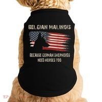 Belgian Malinois American Flag Doggie Tank thumb 0