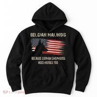 Belgian Malinois American Flag Hoodie thumb 0