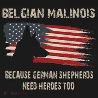 Belgian Malinois American Flag Sweatshirt thumb 3