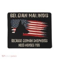 Belgian Malinois American Flag Mousepad thumb 0
