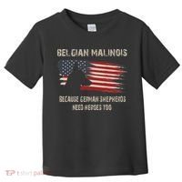 Belgian Malinois American Flag Toddler T-Shirt thumb 0