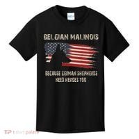 Belgian Malinois American Flag Kids T-Shirt thumb 0