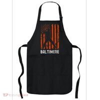 Baltimore Maryland American Flag Baseball Weathered Apron thumb 0