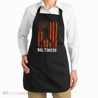 Baltimore Maryland American Flag Baseball Weathered Apron thumb 2
