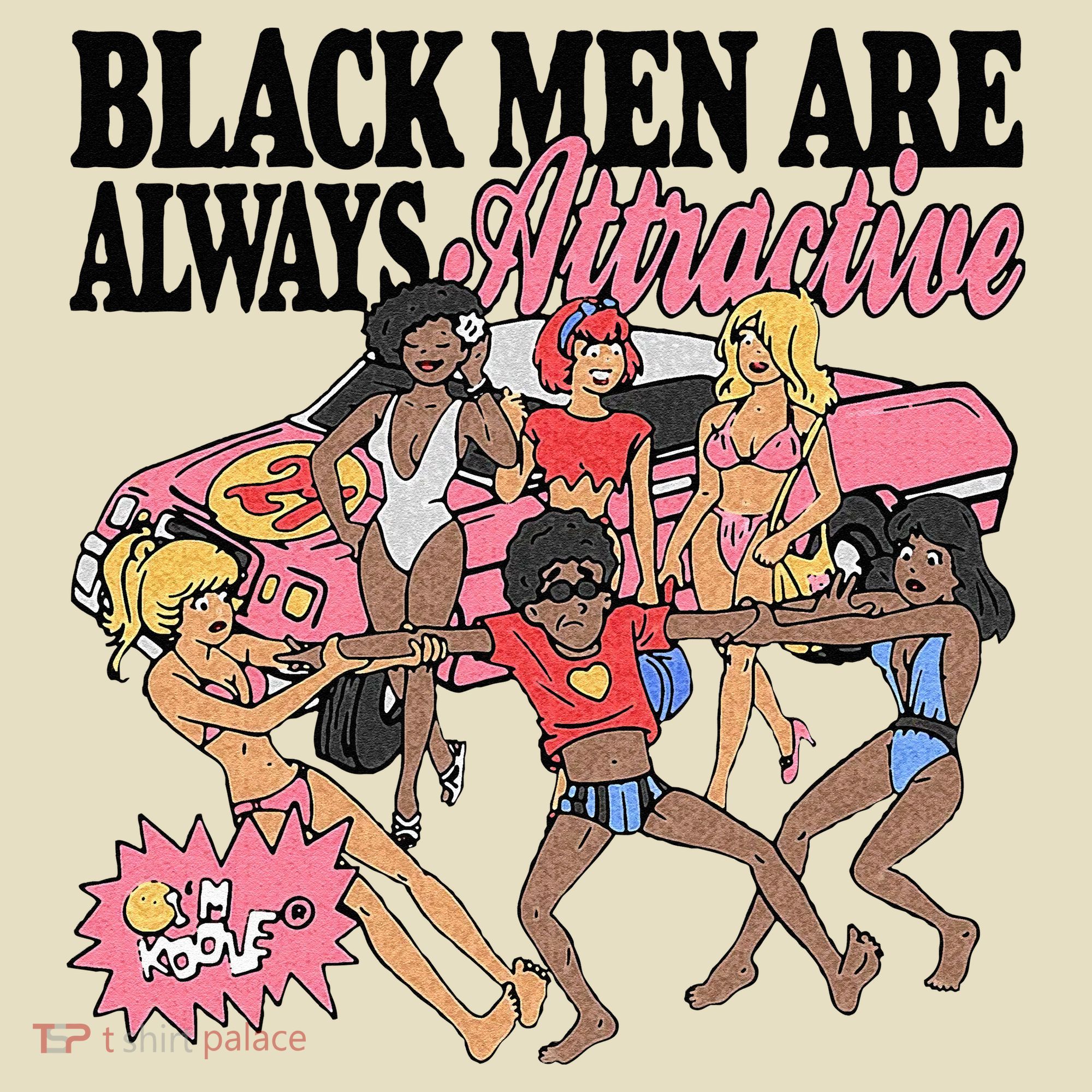 Black Men Are Always Attractive Comfort Colors Boxy T-Shirt