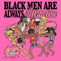 Black Men Are Always Attractive Stripe Pom Pom Beanie thumb 2