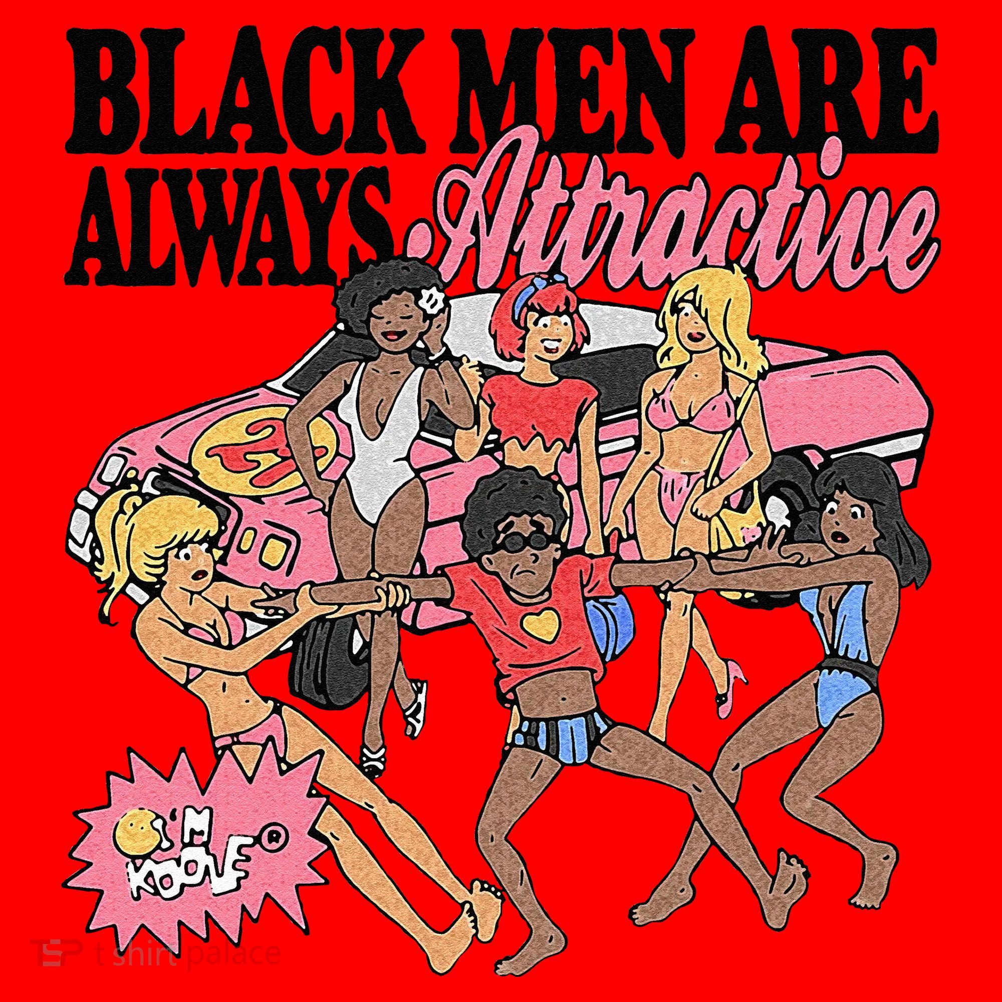 Black Men Are Always Attractive Santa Hat