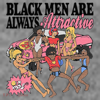 Black Men Are Always Attractive Tall Sweatshirt thumb 2