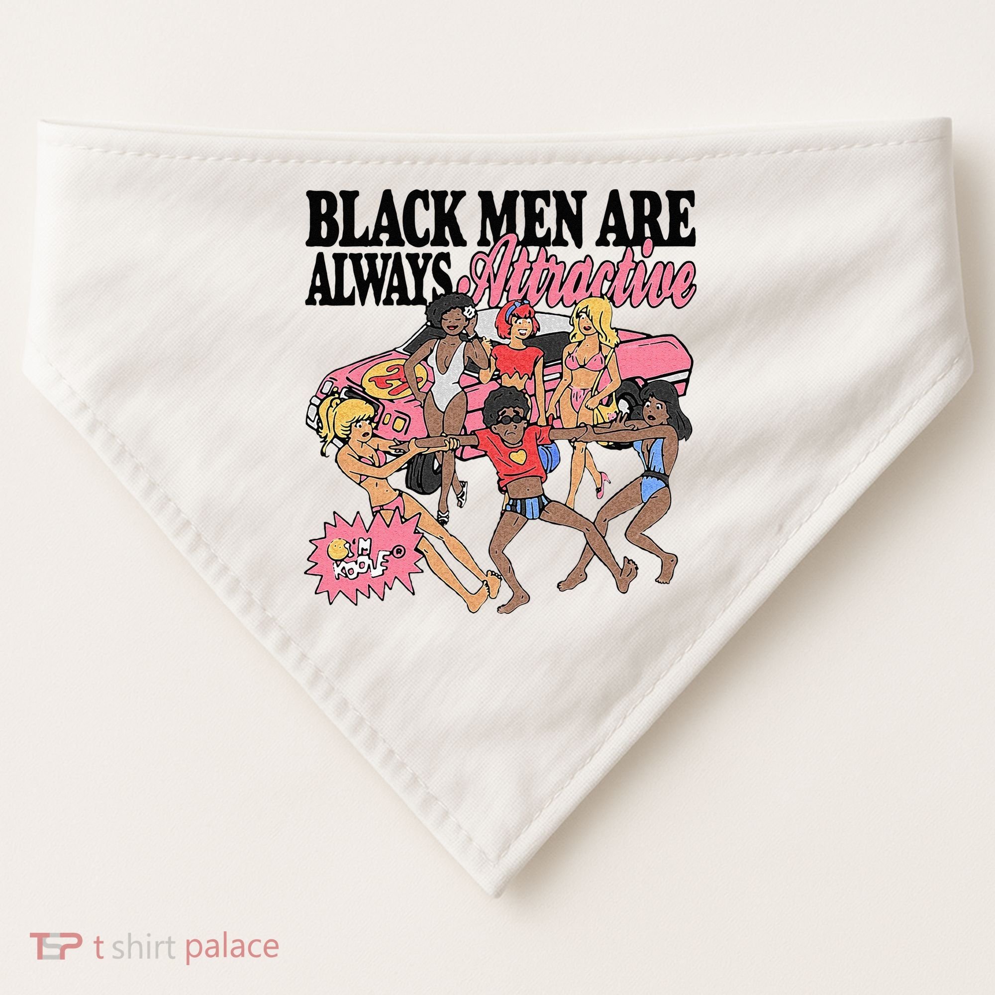 Black Men Are Always Attractive USA-Made Doggie Bandana