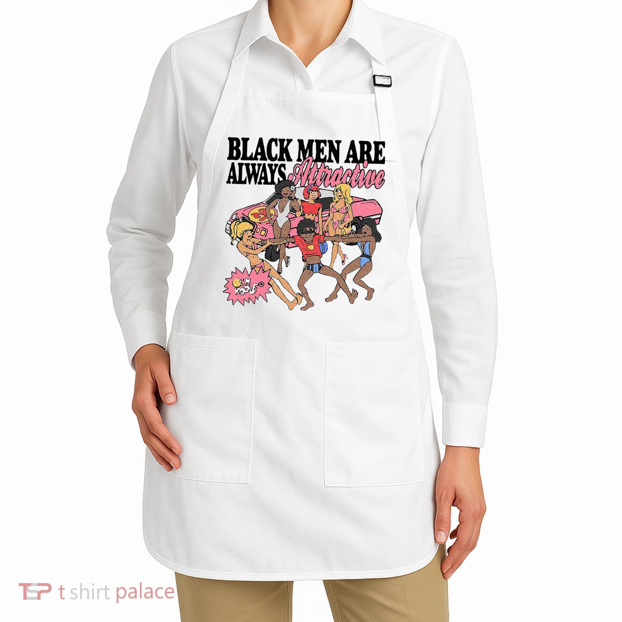 Black Men Are Always Attractive Apron