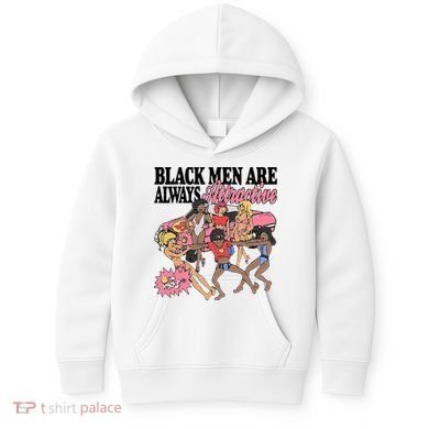 Black Men Are Always Attractive Kids Hoodie