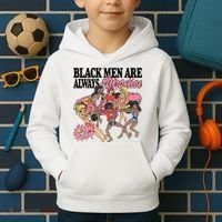 Black Men Are Always Attractive Kids Hoodie thumb 2