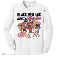 Black Men Are Always Attractive Kids Long Sleeve Shirt thumb 0