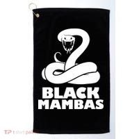Black Mambas Are My Spirit Animal Scary Snake Golf Towel thumb 0
