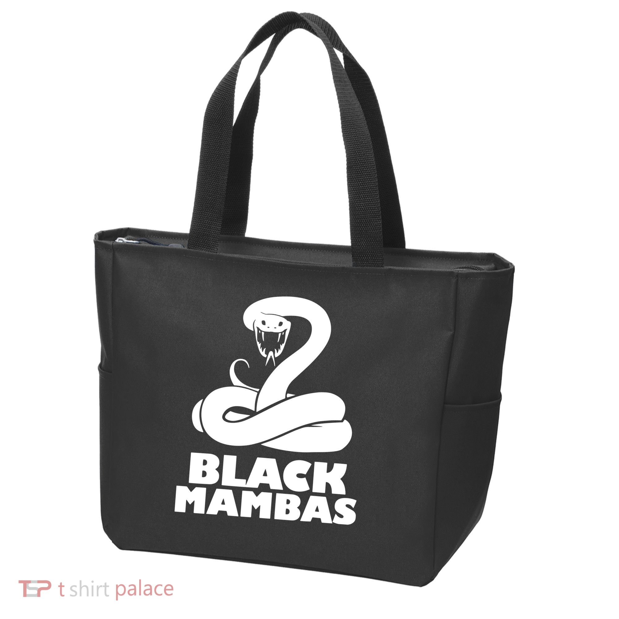 Black Mambas Are My Spirit Animal Scary Snake Tote Bag