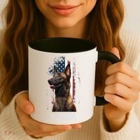 Belgian Malinois American Flag Funny Dog Gift Love Coffee Mug thumb 3