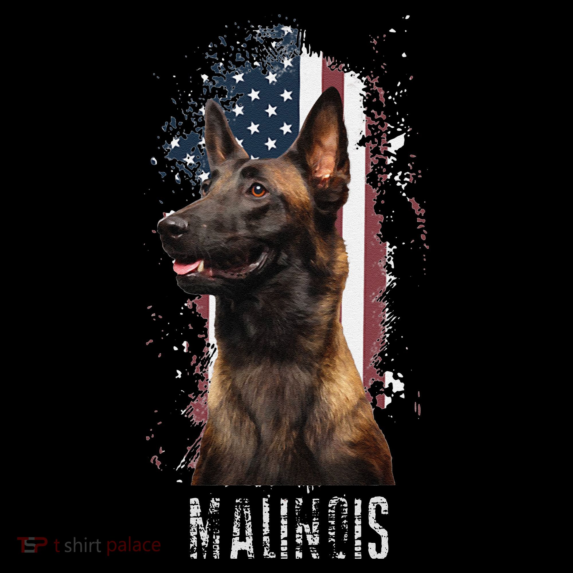 Belgian Malinois American Flag Funny Dog Gift Love Coffee Mug